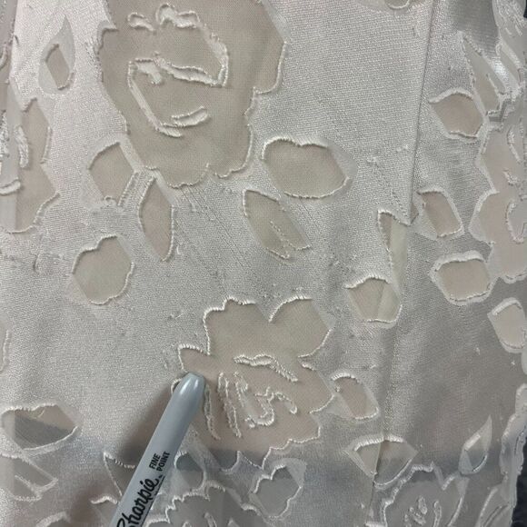 Vtg Victoria's Secret Long Front Slit Sheer Floral Sleeveless Nightgown S *Read - Picture 4 of 14